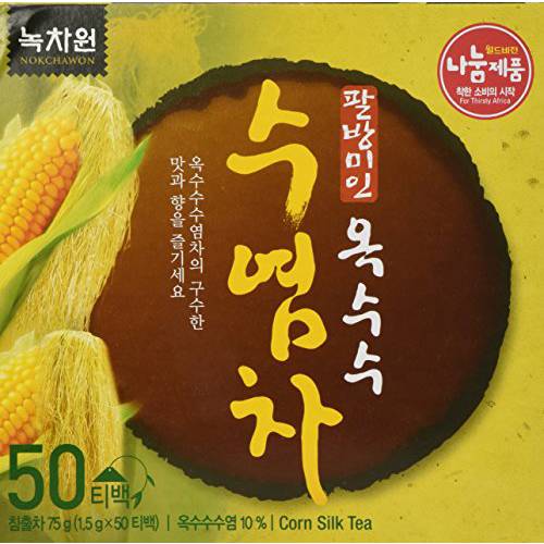 [Nokchawon] 100% Organic Oriental TEA selections from Korea Corn silk tea 50T