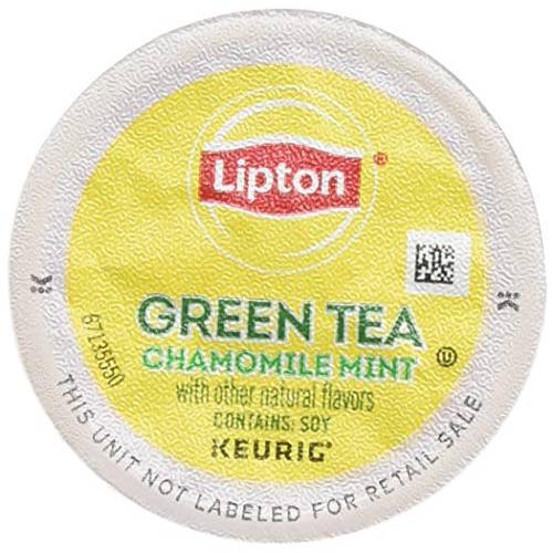 Lipton Green Tea K-Cup Portion Pack for Keurig Brewers, Soothe Smooth, 24 Count