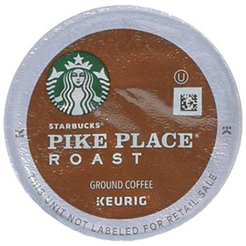Starbucks Pike Place Medium Roast Ground Coffee, 24 K-Cup Pods (Pack of 2)