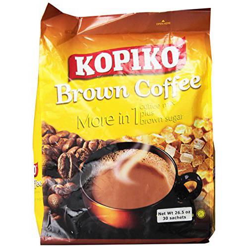 Kopiko Instant 3 In 1 Brown Coffee - 2.65 Ounce (Pack of 30)