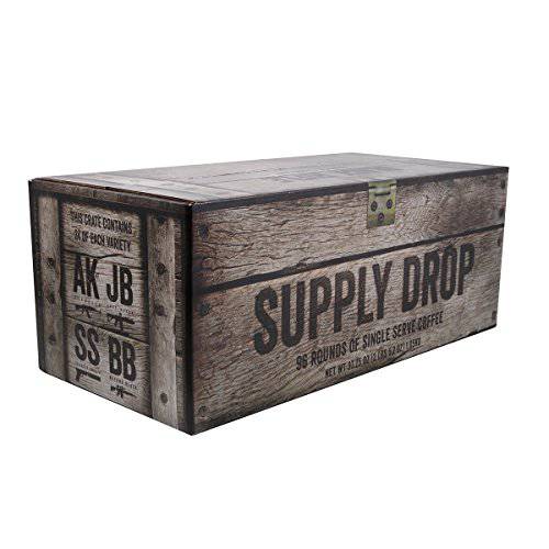 Black Rifle Coffee Supply Variety Pack (96 Count of K Cups) Contains a Mix of Silencer Smooth (Light Roast), AK-47 (Medium Roast), Just Black (Medium Roast), and Beyond Black (Dark Roast), Help Support Veterans and First Responders