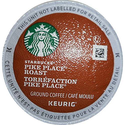 Starbucks Coffee K-Cup Pods, Pike Place Roast, Medium Roast Coffee, Notes of Cocoa & Rich Praline, Keurig Genuine K-Cup Pods, 32 CT K-Cups/Box (Pack of 1 Box)