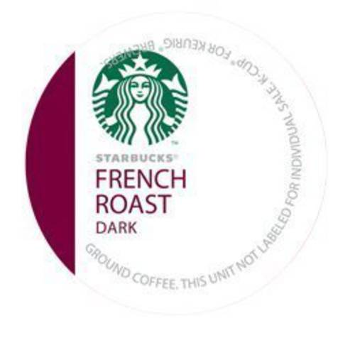 Starbucks Coffee K-Cup Pods, French Roast, Dark Roast Coffee, Notes of Dark Caramel & Sweet Smoke, Keurig Genuine K-Cup Pods, 32 CT K-Cups/Box (Pack of 3 Boxes)