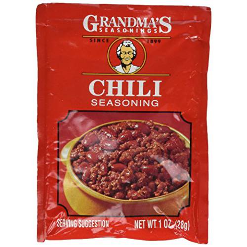 Grandma’s Chili Seasoning-12 Packets, .875oz