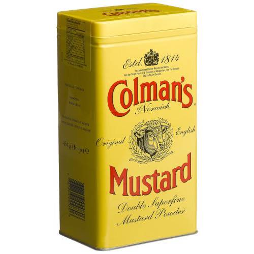 Colman’s Mustard Powder, 16-Ounce Cans (Pack of 3)