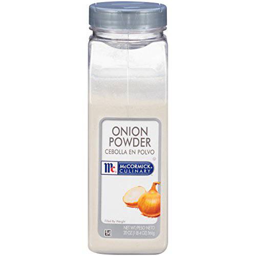 McCormick Culinary Onion Powder, 20 oz - One 20 Ounce Container of Onion Powder Seasoning Made From Real Onions, Perfect for Sauces, Gravies, Soups or Dips