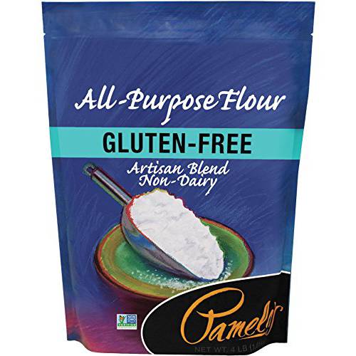Pamela’s Products Gluten Free Artisan Flour Blend, 4 Pound ( Packaging may vary )
