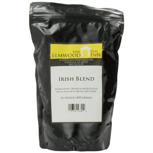 Elmwood Inn Fine Teas Irish Blend Black Tea, 16-Ounce Pouches