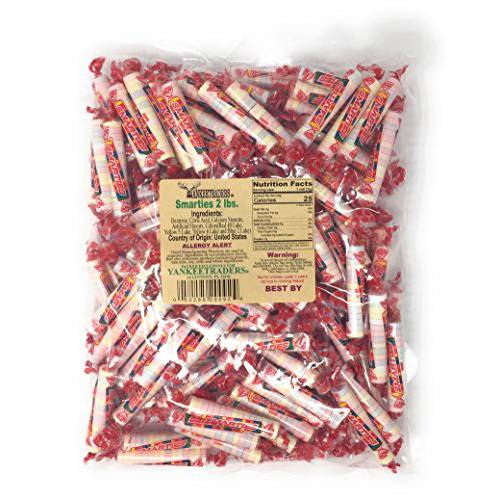 Yankee Traders Brand Candy Rolls, Smarties, 2 Pound