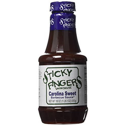 Sticky Fingers Smokehouse Carolina Sweet Barbecue Sauce (18 Ounce (Pack of 2))