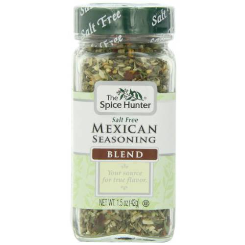 The Spice Hunter Mexican Seasoning Blend, Salt Free, 1.5-Ounce Jar