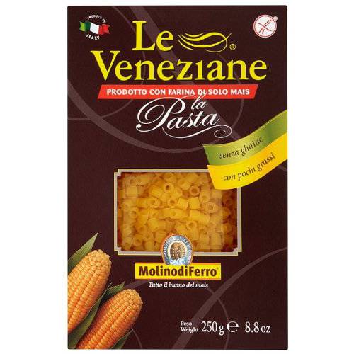 Le Veneziane - Italian Ditalini Pastina [Gluten-Free], (4)- 8.8 oz. Pkgs