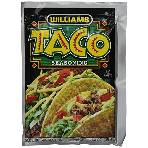 Williams Taco Seasoning Mix, 1.25 Ounce (Pack of 24)