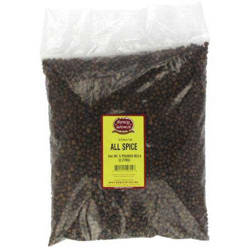 Spicy World All Spice Whole Bulk, 5-Pounds