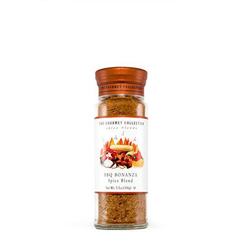 The Gourmet Collection Seasoning Blends, BBQ Bonanza Spice Blend, Rubs and Spices for Grilling and Smoking Pork, Steak Chicken, Burgers and Corn.