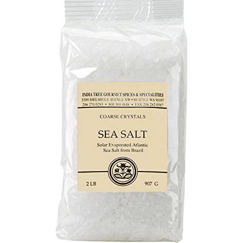 India Tree Brazilian Coarse Sea Salt, 2 lb 2 Pound (Pack of 3)