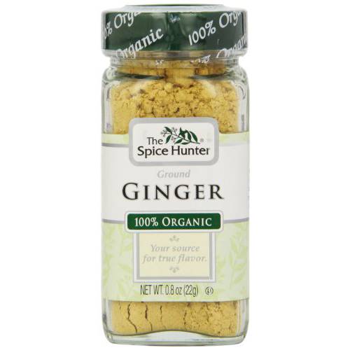 The Spice Hunter Ginger, Ground, Organic, 0.8-Ounce Jar