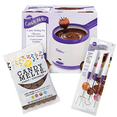 Wilton Candy Melts® Candy Melting Pot and Dipping Tools Set, 3-Piece