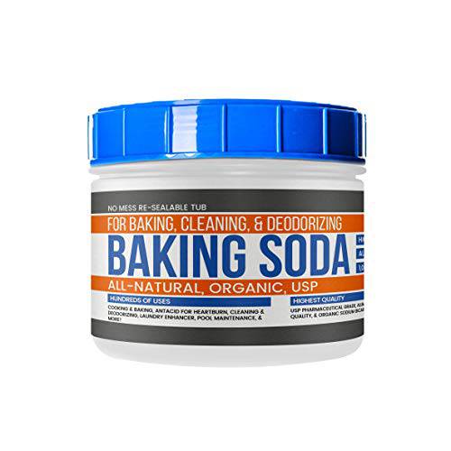 Earthborn Elements Baking Soda (2 lb) Sodium Bicarbonate, Cooking, Cleaning & Deodorizing