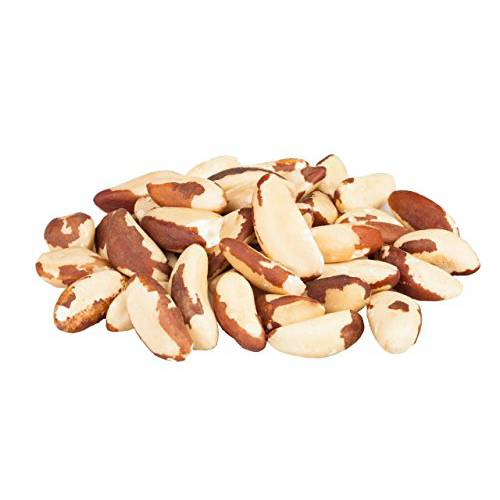 NUTS U.S. – Brazil Nuts | Shelled Whole Kernels | Raw and Unsalted | Non-GMO and Steam Pasteurized | Packed In Resealable Bags (1 LB)