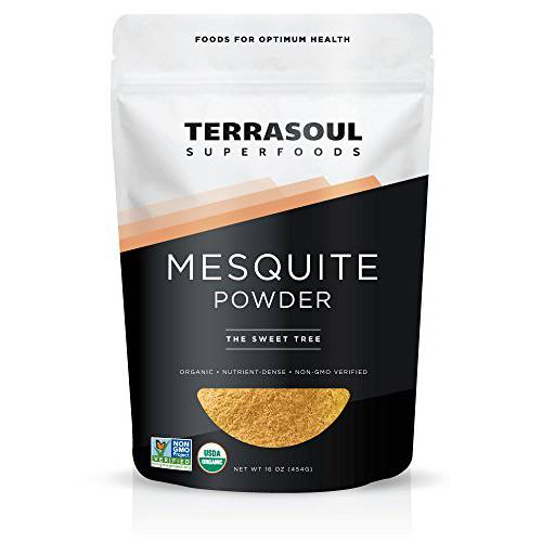 Terrasoul Superfoods Mesquite Powder (Organic), 16 Ounces