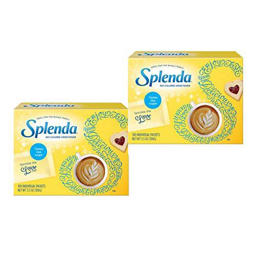 Splenda Sweetener Packets, 100-count Packages (Pack of 2)