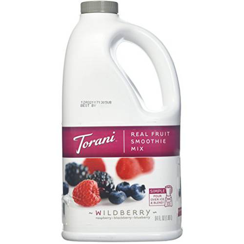 Torani Real Fruit Smoothie Mix, Wildberry, 64 Ounce