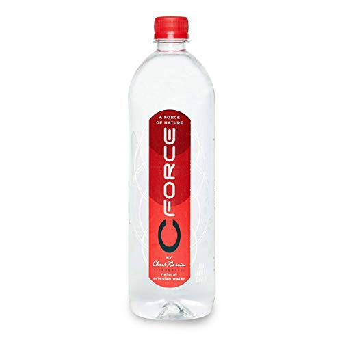 CForce Natural Artisan Bottled Water, 1 Liter (33.8oz), (Pack - 12)