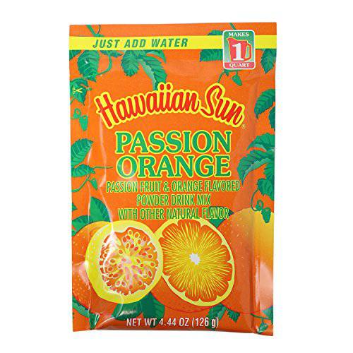 Hawaiian Sun Powder Drink Mix, Passion Orange, 4.44-Ounce