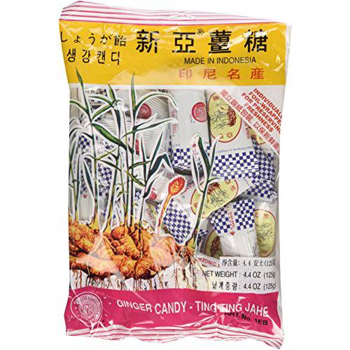 Ting Ting Jahe Ginger Candy, 4.4 ounces, pack of 4