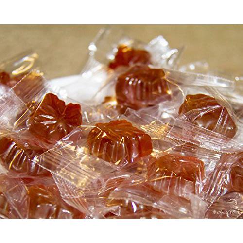 Mansfield Maple Maple Drops Hard Candy Made with REAL Maple Syrup (5oz Cellophane Bag)