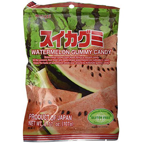 Japanese Gummy Candy from Kasugai - Watermelon - 107g