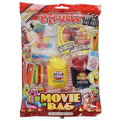 Gummy Movie Bag - E Frutti Gummy Candy, 2.7 oz