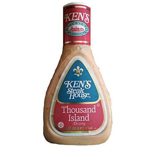 Ken’s Steak House Thousand Island Dressing (Thousand Island, 16 Fl Oz (Pack of 2))