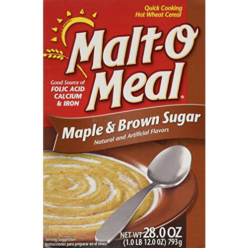 Malt-O-Meal Maple And Brown Sugar - Hot Cereals 28 Ounce