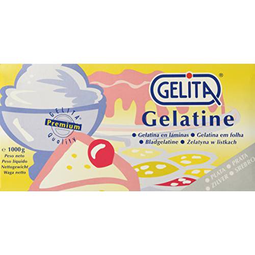 Gelatin Sheets by Gelita - Silver - 400 Per Box (1000 gram)