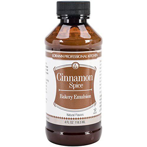 LorAnn Cinnamon Spice Bakery Emulsion, 4 ounce bottle