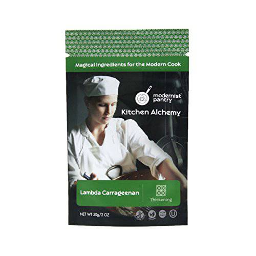 Refined Lambda Carrageenan ⊘ Non-GMO ☮ Vegan ✡ OU Kosher Certified - 50g/2oz