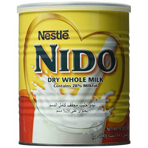 Nestle Nido Milk Powder, Imported from Holland, Specially Formulated, Fortified with Vitamins and Minerals, Easy To Prepare, over 12 months, 14.1 oz