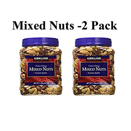 Kirkland Signature Mixed Nuts, Fancy, 40 Ounce (Pack of 2)