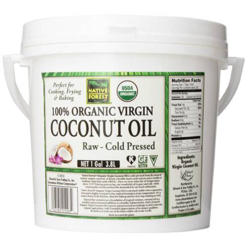 Native Forest 100% Organic Virgin Coconut Oil, 1 Gallon Tub