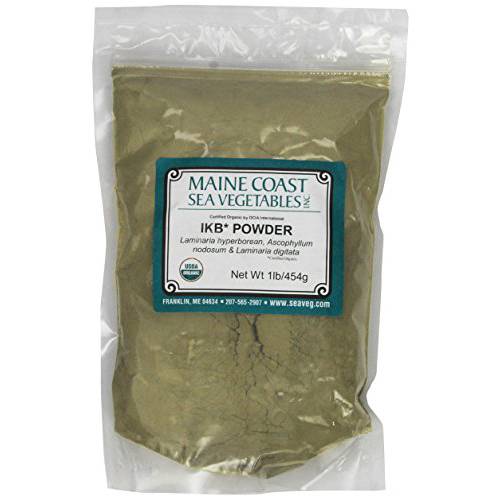 Kelp Powder Icelandic Kelp Blend | 1 Pound | Organic Seaweed Powder | Maine Coast Sea Vegetables