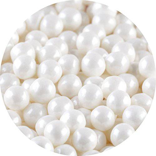 Confectionery House 8MM White Edible Pearls