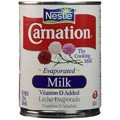 Carnation Evaporated Milk, 12 Fl Oz (Pack of 12)