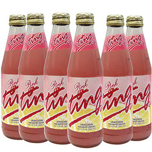 D&G Pink Ting Soda - 10.14 oz bottles - 6-pack