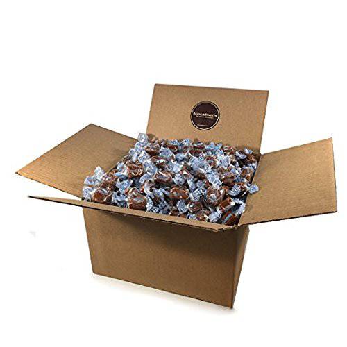 AvenueSweets - Handcrafted Individually Wrapped Soft Caramels - 5 lb Box - Sea Salt