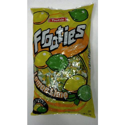 Lemon Lime Frooties - Tootsie Roll Chewy Candy - 360 Piece Count, 38.8 oz Bag