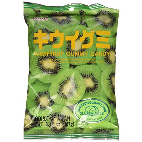 Japanese Fruit Gummy Candy from Kasugai - Kiwi - 107g