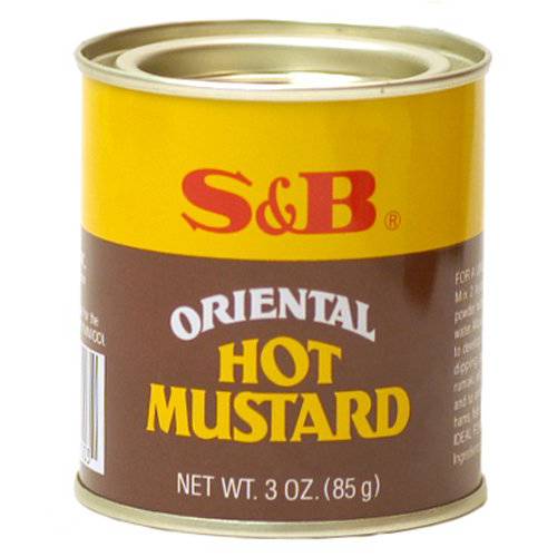 S&B Oriental Hot Mustard 3.o Oz / 85 g