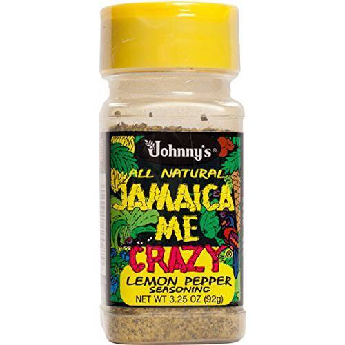 Johnny’s Jamaica Me Crazy Lemon Pepper, 3.25 Ounce